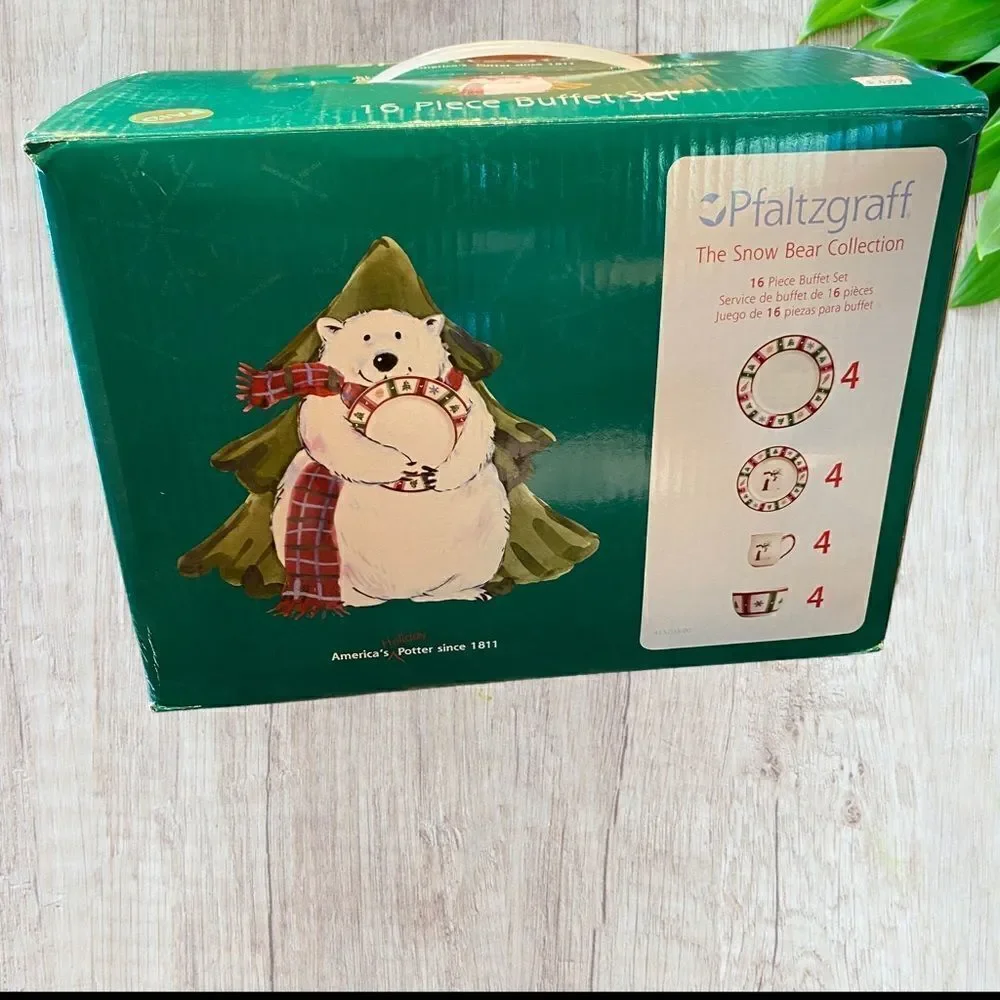 PFALTZGRAFF Snow Bear Soup Cereal Bowl NEW TWO